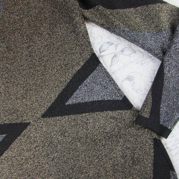 Karen Millen Metallic Bandage Knit Bodycon Dress Front Zip Gold Black UK S 4-6 - Picture 11 of 16